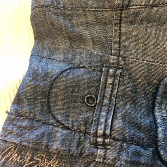 RARE Vintage Miss Sixty denim dress 100% cotton with built in bra size xs - Picture 9 of 16
